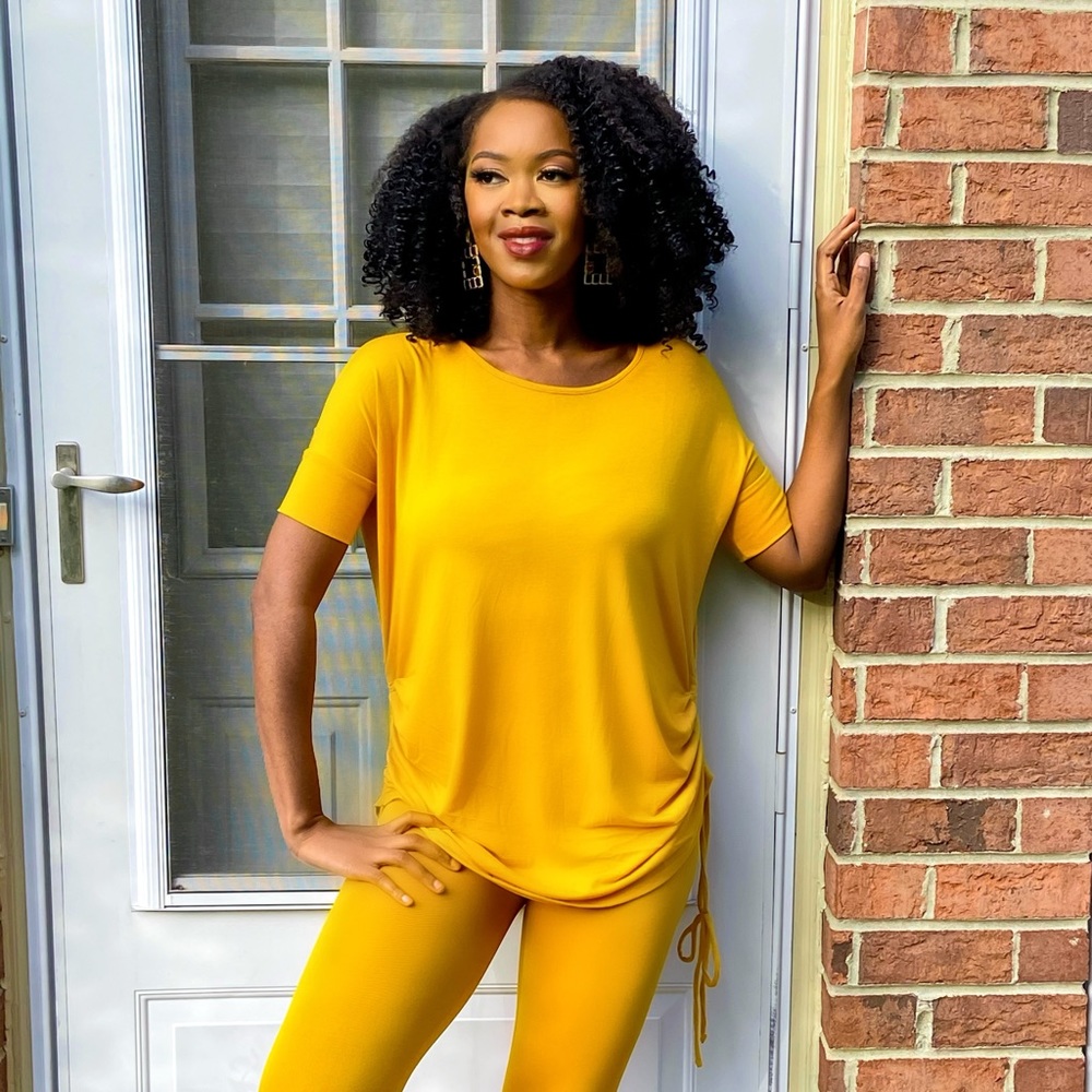 2- piece Lounge set (Mustard)